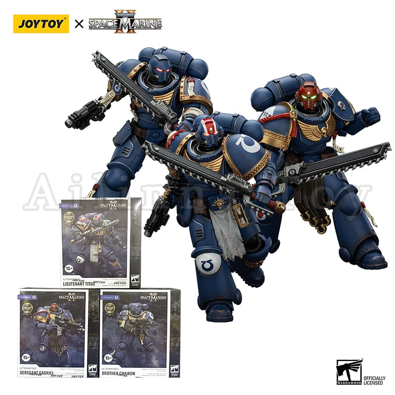 JOYTOY 1/18 Action Figure The Horus Heresy 40K New Ultra Squads & Mechas Lieutenant Titus Anime Military Model