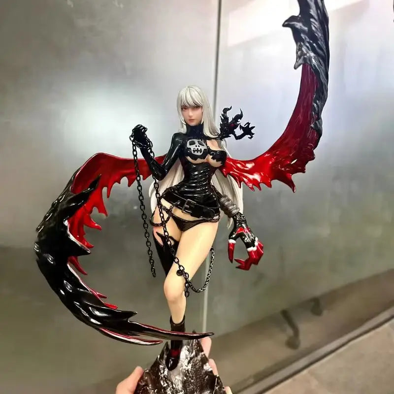 In Stock Anime Lady Devimon Figure Digimon Action Figures Figurine Pvc Doll Desk Decor Statue Collection Model Festival Gifts