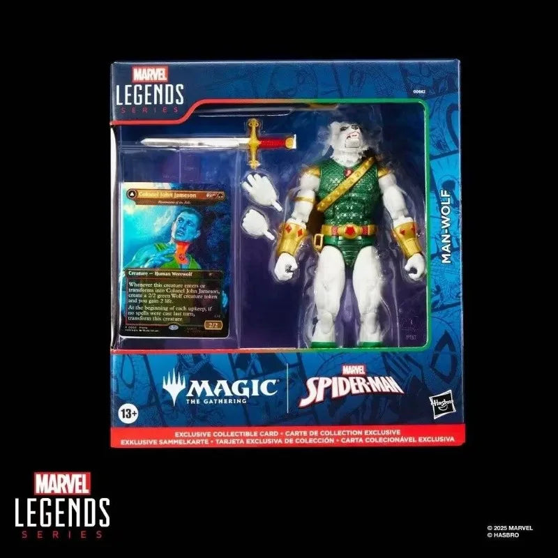 Hasbro Original Marvel Spider-Man Mary Jane Antivenom Agent Werewolf Action Figure Toys for Boys Girls Kids Gift Collectible