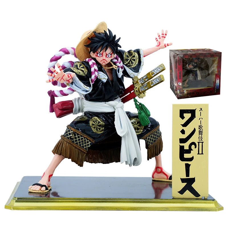 One Piece GK Anime Figur Modell Gear 4 Monkey D Luffy Actionfigur 24 cm Höhe Statue Sammlung Spielzeugpuppe Figma