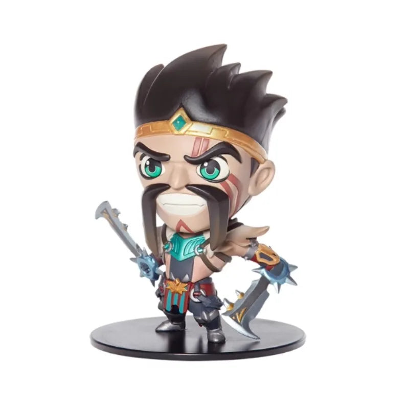 Original LOL League of Legends Glory Executioner Draven Q Version Anime Movable Doll Collection Ornament Model Toy Gift