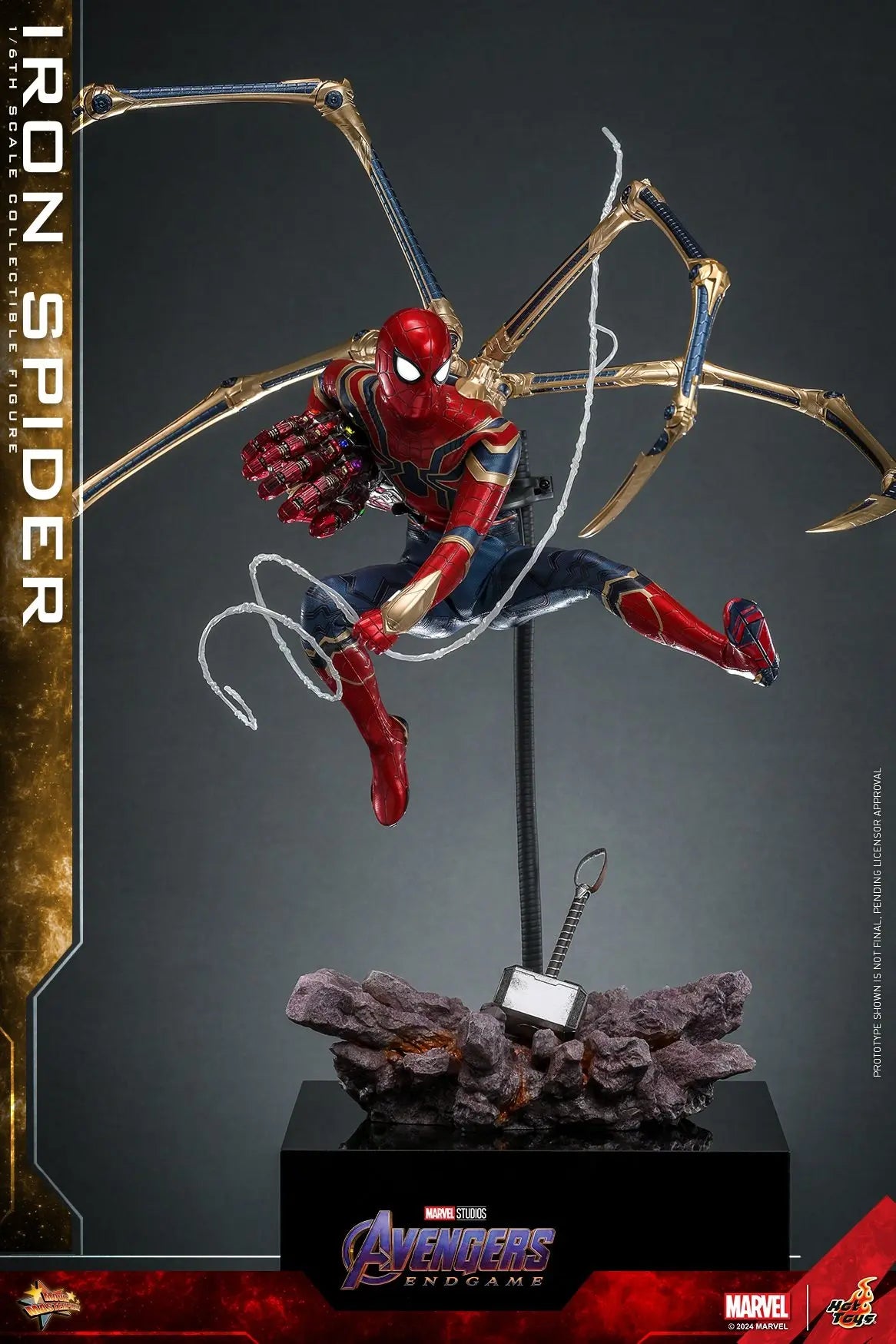 In Stock HotToys MMS761 MMS762AE Iron Spider 1/6 Soldier Figure Animation Action Figure Toy Gift Model Collection