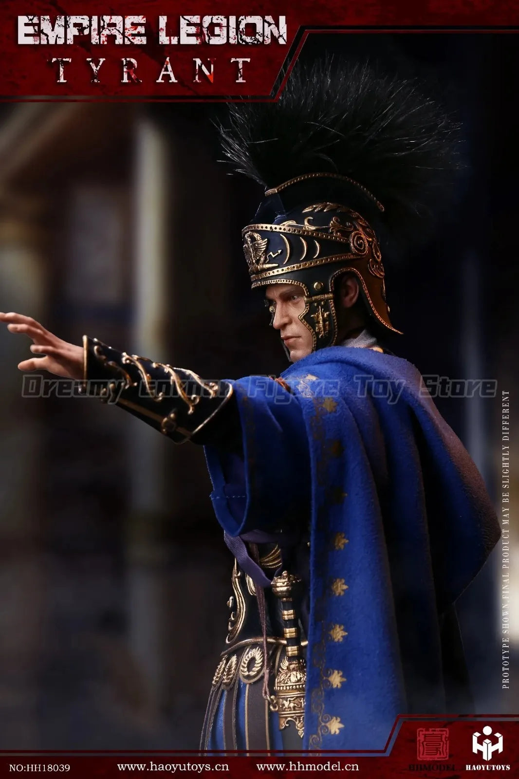 【In Stock】HHmodel HaoYuTOYS HH18039 Imperial Legion Tyrant Black Gold Deluxe Edition 1/6 Action Figure Model Collection