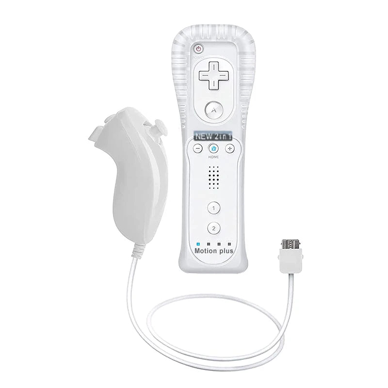 1pcs/2pcs Controller for Wii Remote Controller Gamepad Built-in Motion Plus Control For Wii/Wii U Console Wireless Game pad