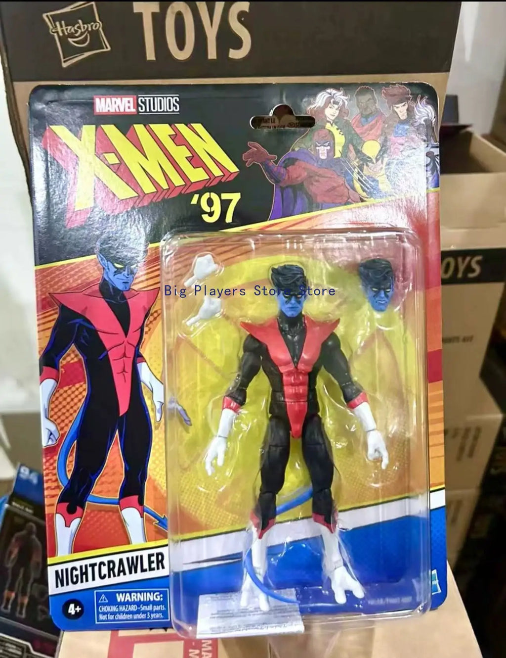 Hasbro Marvel Legends X-Men 97 Nightcrawler Retro Hanging Card 6-inch Movable Doll Hand