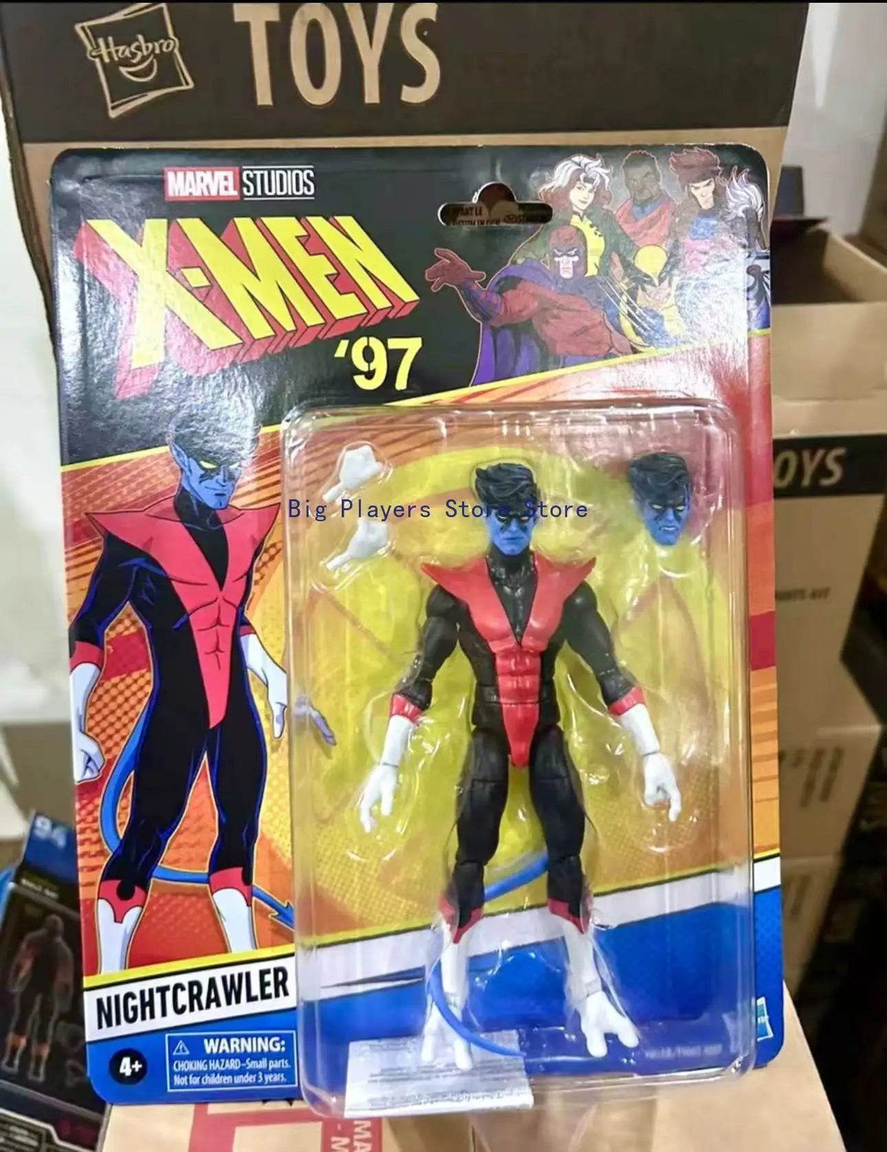Hasbro Marvel Legends X-Men 97 Nightcrawler Retro Hanging Card 6-inch Movable Doll Hand