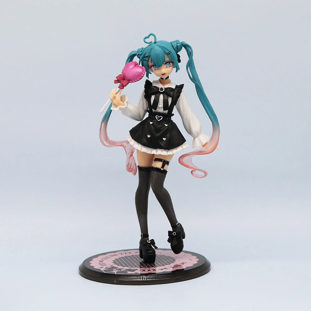Anime 19cm Hatsune Miku Beauty Girl Fashion Subclture Figure PVC Collection Model Birthday Gift Decoration Doll Model Kids Toys