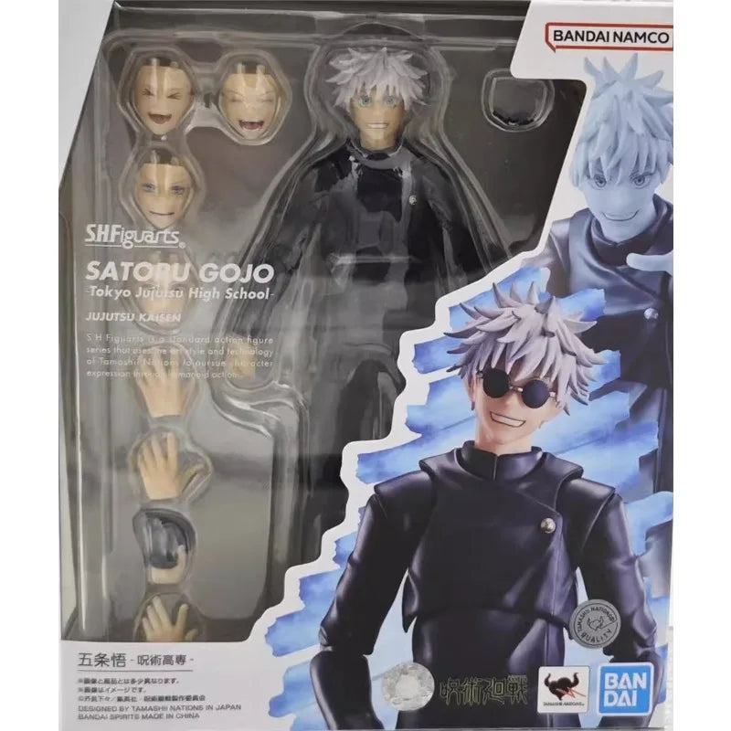In Stock BANDAI Original S.H.Figuarts SHF Jujutsu Kaisen 0 Theater Edition Gojo Fushiguro Megumi Itadori Yuji Nobara Geto Suguru