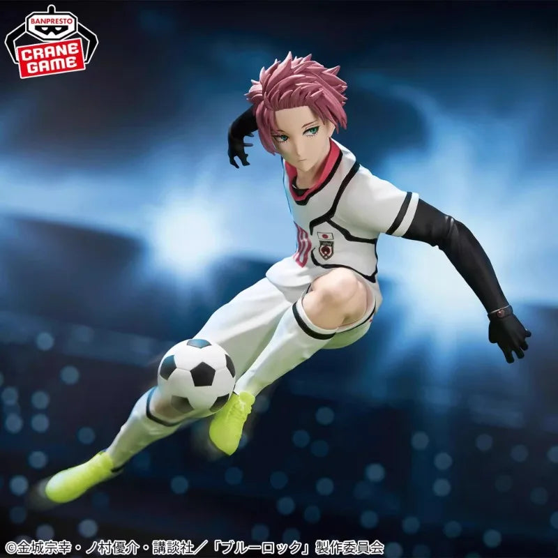 Original Bandai BLUE LOCK Nagi Seishiro Rin Itoshi Isagi Yoichi Itoshi Sae Chigiri Hyoma Shidou Ryuusei Anime Action Figure Toys