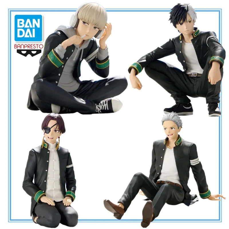 In Stock Original BANDAI BANPRESTO WIND BREAKER Chatting Time PVC 11CM Anime Character Model Collection Toys Gifts