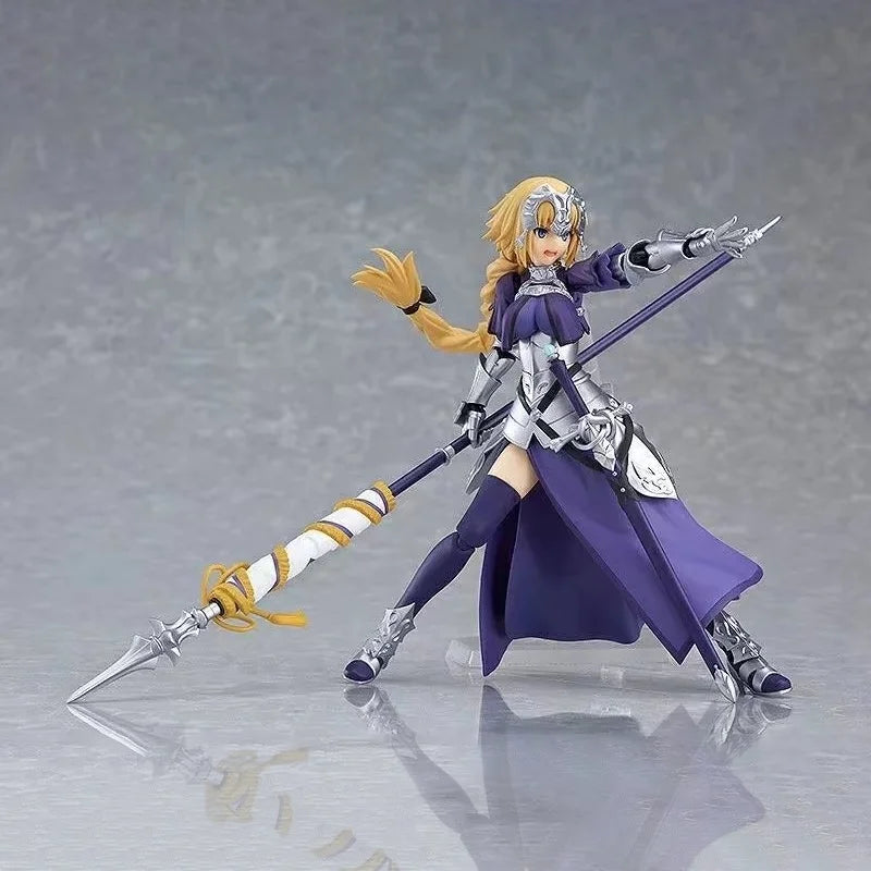 Figma366 Joan of Arc Movable Humanoid Action Figure Fate/Grand Order Ruler Collectible Model Office Figurine Birthday Gift