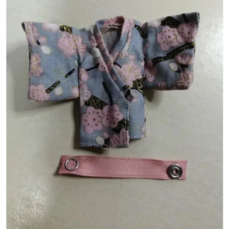 1/12 Scale Female Soldier Short Japanese Printing Kimono Dress Clothes Model for 12" Tbleague Phicen Body Accessories