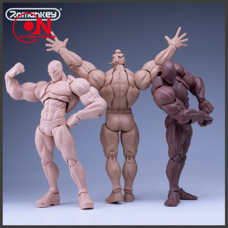 Romankey X COWL UMS003 1/12 Big Guy Super Flexible Joint Body Strong Muscle Male Soldier Action Figure Body for Collection