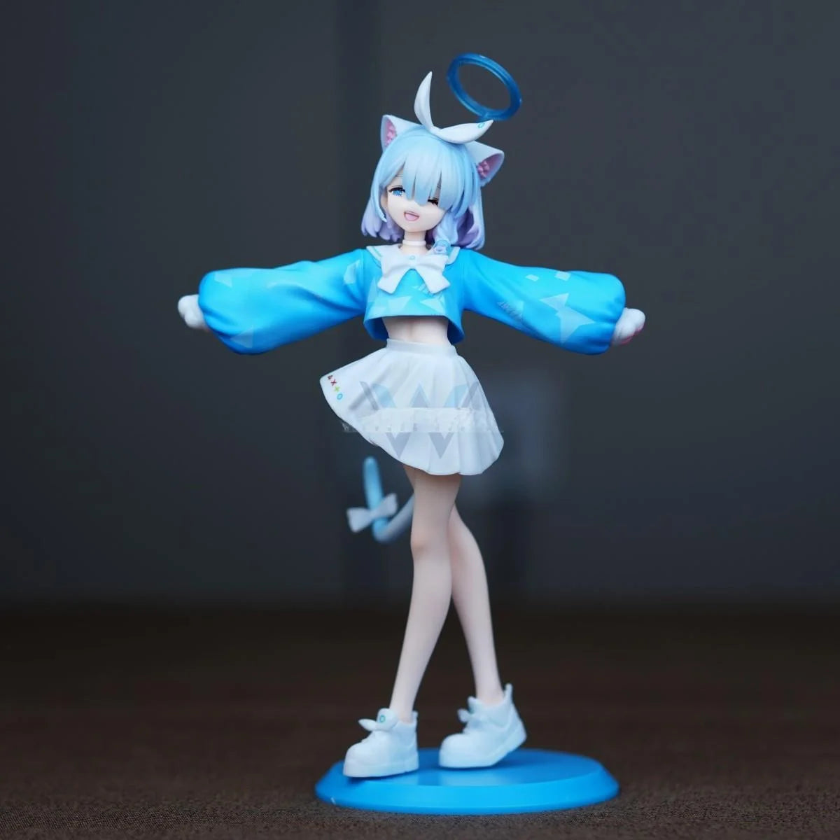 Gw  Ear Arona Anime Figure Desktop Cuter Case Decoration Gift Secondhand Beautify Girl PVC Collectible Statue Toy
