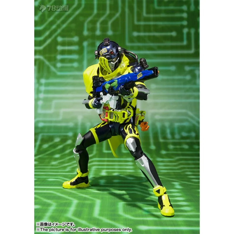 BANDAI Genuine S. H. Figuarts Series Movable Toys Kamen Rider Series Brave,Ex-Aid,Snipe Trio Movable Finished Product Model