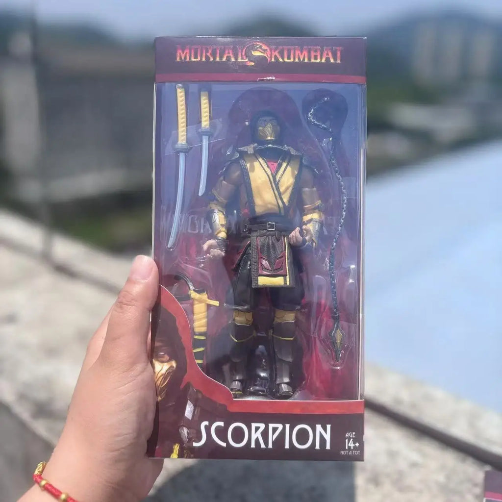 Game Mortal Kombat Sub Zero Scorpion 7" Articulated Joints Moveable Action Figure Toys 17cm