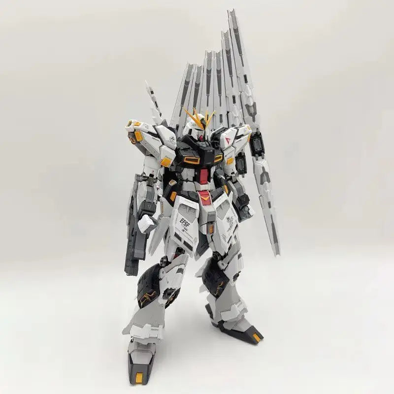 【IN STOCK】 V-TIGER 1/100 VT02 NU Soldier Assembly Model Toys RX-93-v2 YUJIAOLAND V Mecha GK Pre-coating Alloy Skeleton Model Toy