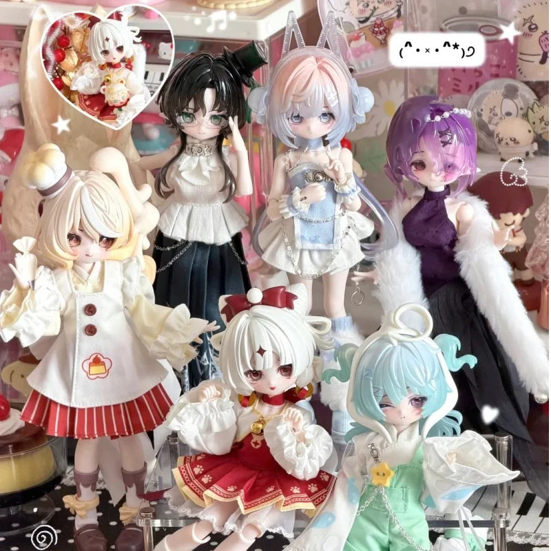 Come4free Minty V3 Fortune Slip Spirit Mystery Boxes 1/8 Movable Doll Costume Bjd  Doll Action Figure Toy Favorite Gifts