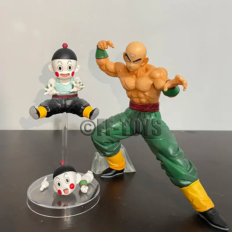 Tien Shinhan Dragon Ball Figure Tien Shinhan Figurine PVC Chiaotzu Action Figures Collection Model Toys Anime Statue