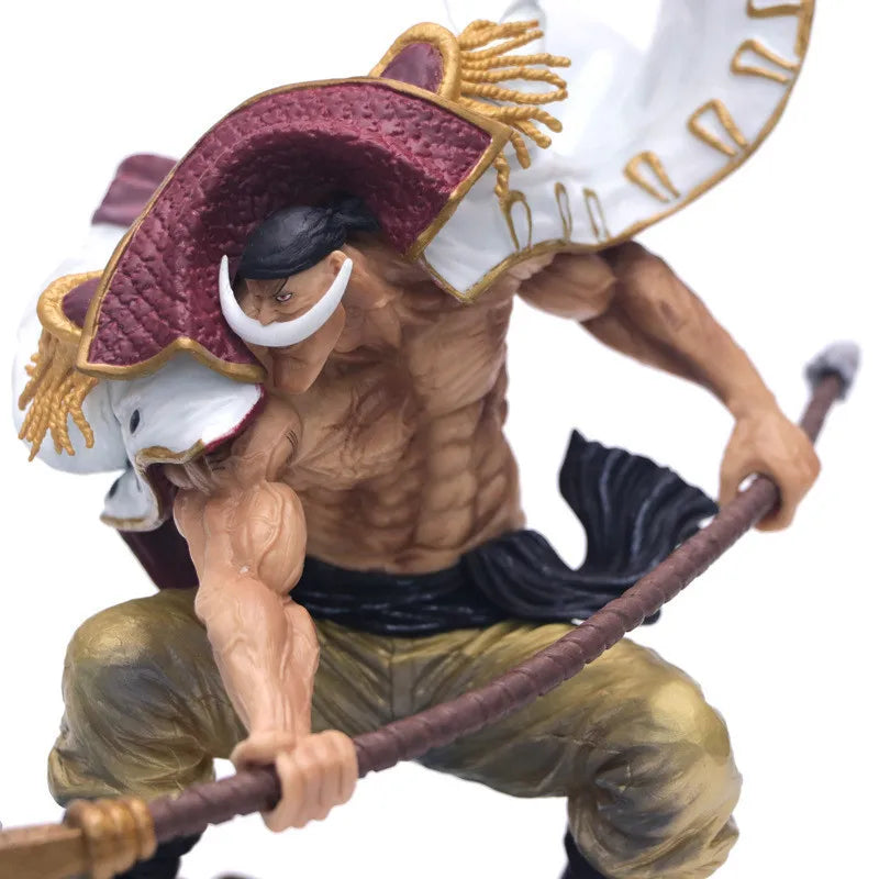 23CM Anime One Piece Edward Newgate GK Battle Model Toy Shock Fruit Gift Collection Aciton Figure Scene Ornament Doll C Award