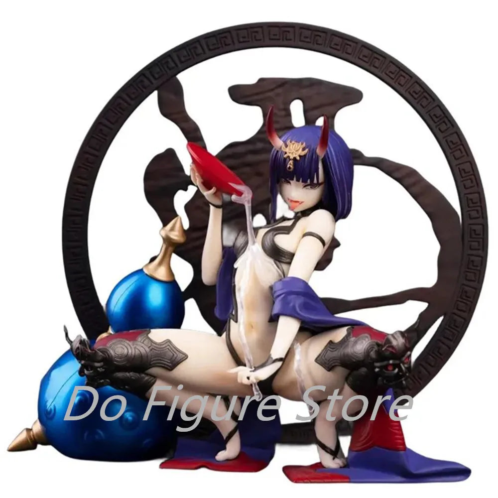 Fate/Grand Order Shuten Douji Anime-Figur in Hocke, sexy Mädchen, PVC-Actionfigur, Sammlerstück für Erwachsene, Hentai-Spielzeug, Geschenk