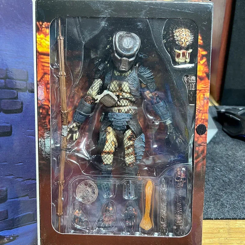 In Stock Genuine Neca Iron Blood Warrior Gold Elder Gold Angel Jungle Hunter P1 Flower Crab Can Be Made Into A Model Toy