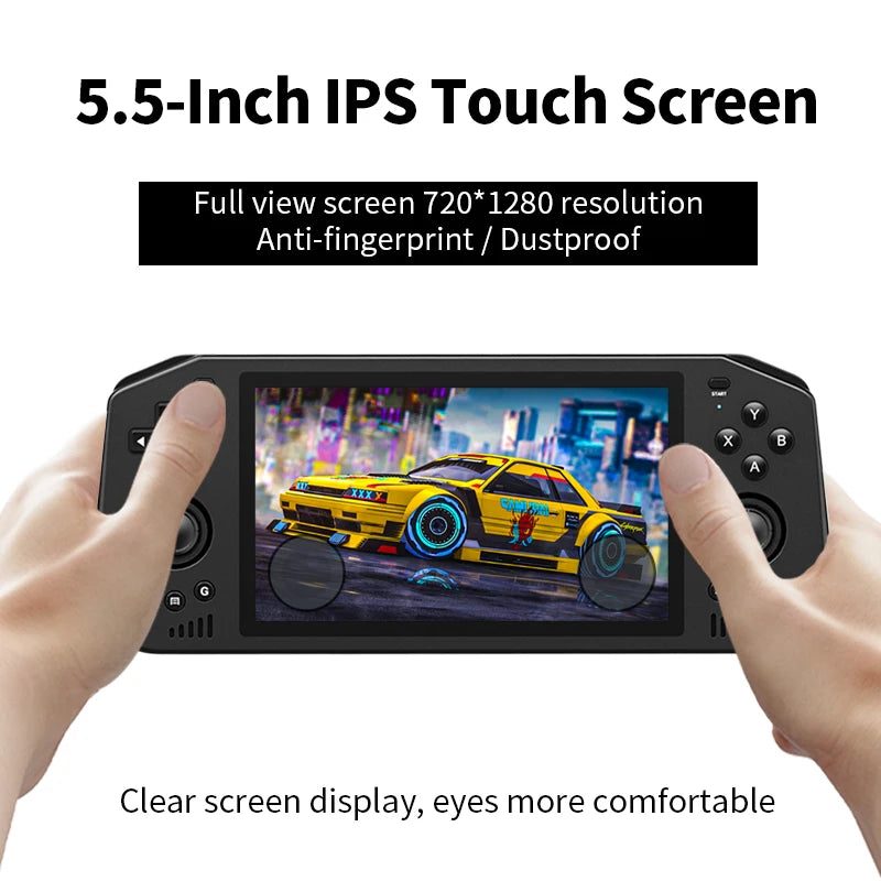 HOT X28 Android 11 Unisoc Tiger T618 5.5 Inch Touch IPS Screen Handheld Retro Game Console Google Store