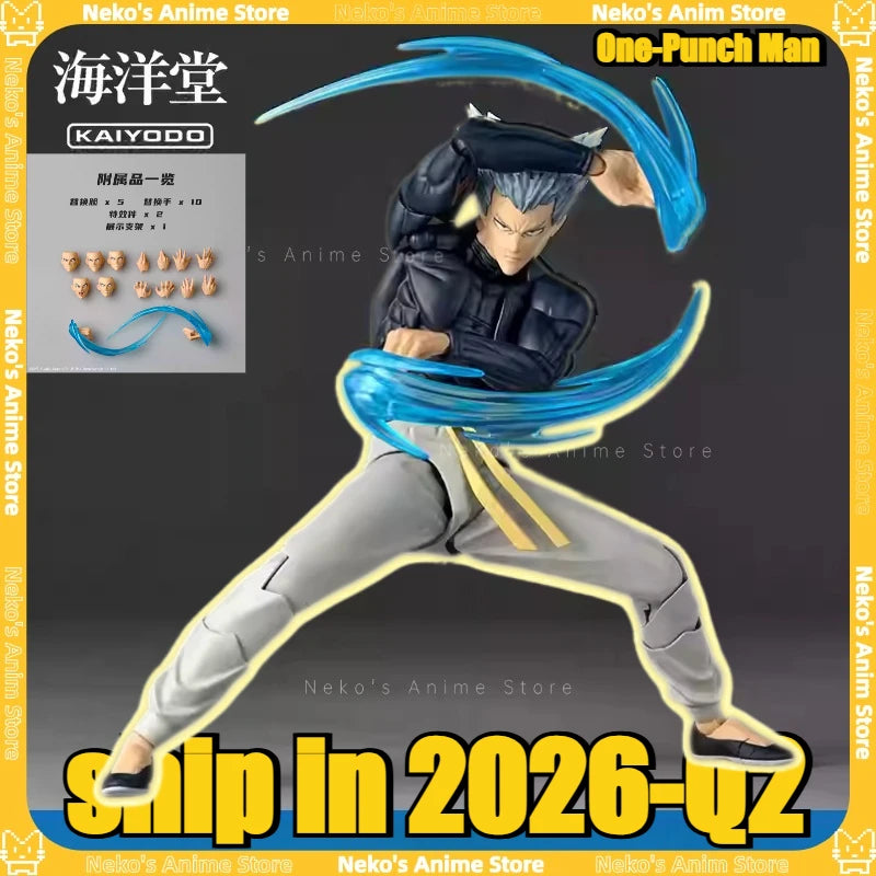 【Pre-Order】Revoltech Yamaguchi One-Punch Man Garou Kaiyodo Action Figure Anime Model Trendy Toys Desktop Doll Collectibles Gift