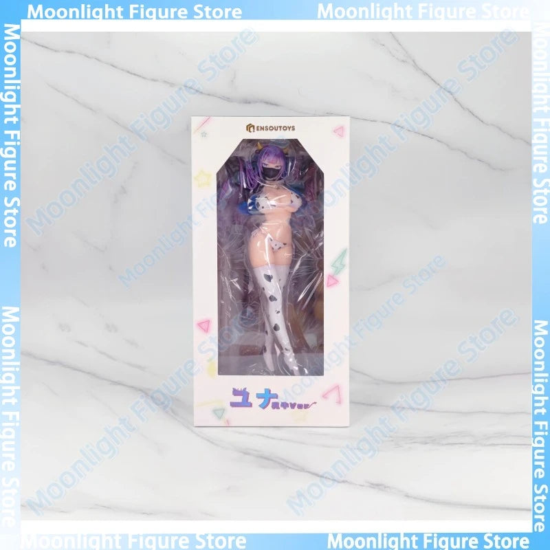 In Stock ENSOUTOYS Yuna Dairy Cow Ver. Sexy Girl Statue 1/6 Anime Action Figure Toy Gift Model Collection