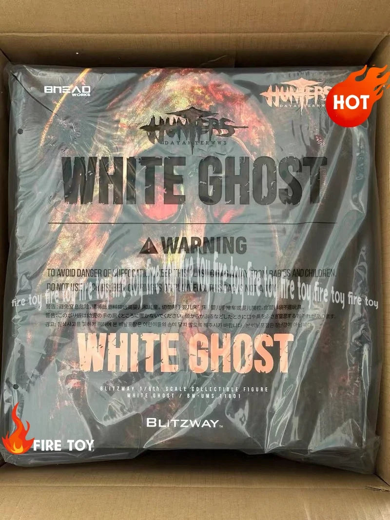 In Stock New  Blitzway Bw-Ums 11801 Hunter 1/6 Action Figure After The Third World War White Ghost Precious Collection Value Toy