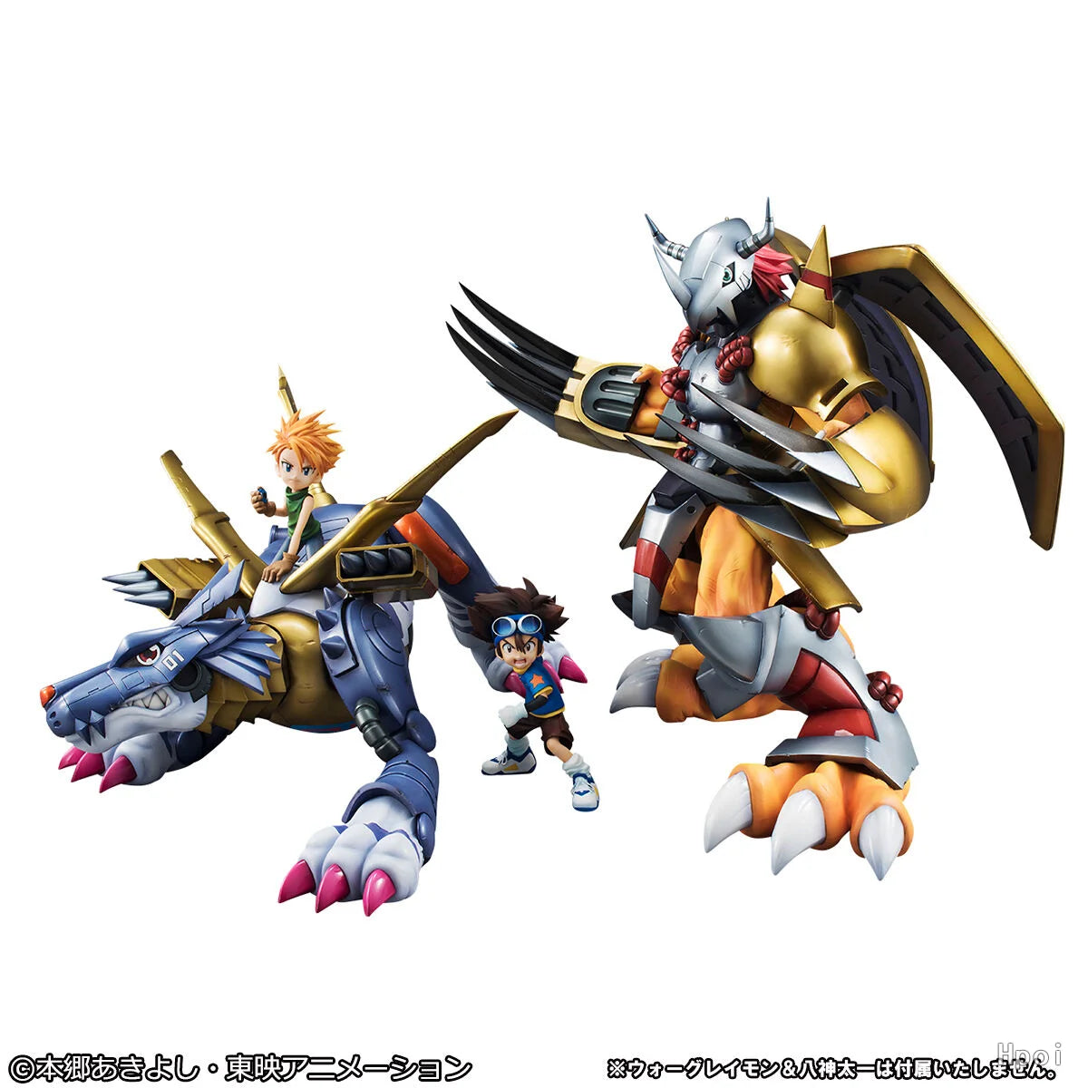 【UA】 MegaHouse Precious G.E.M. Digimon Steel Garuru and Yamato Ishida Figures Models Toys Gifts