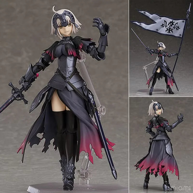 In Stock Joan Of Arc Anime Action Figurines Model Kit Figma 390# Desktop Ornament Boy Collection Girl Toy Exquisite Gifts