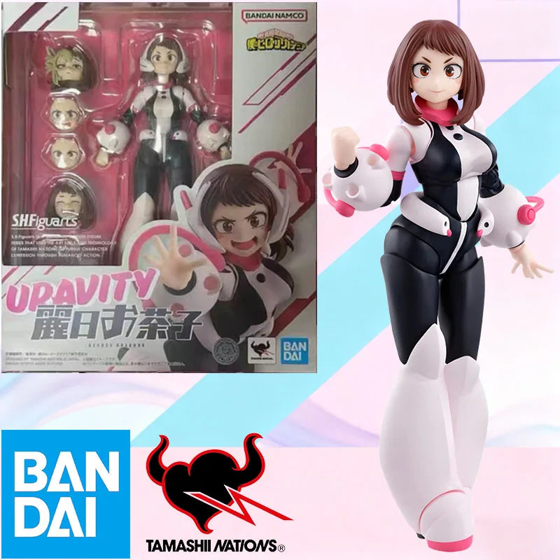 Spot SaleIn Stock BANDAI Original Box S.H.Figuarts My Hero Acamia URAVITY SHF Action Figure Mol Gift for Kids Foam Box Packaging