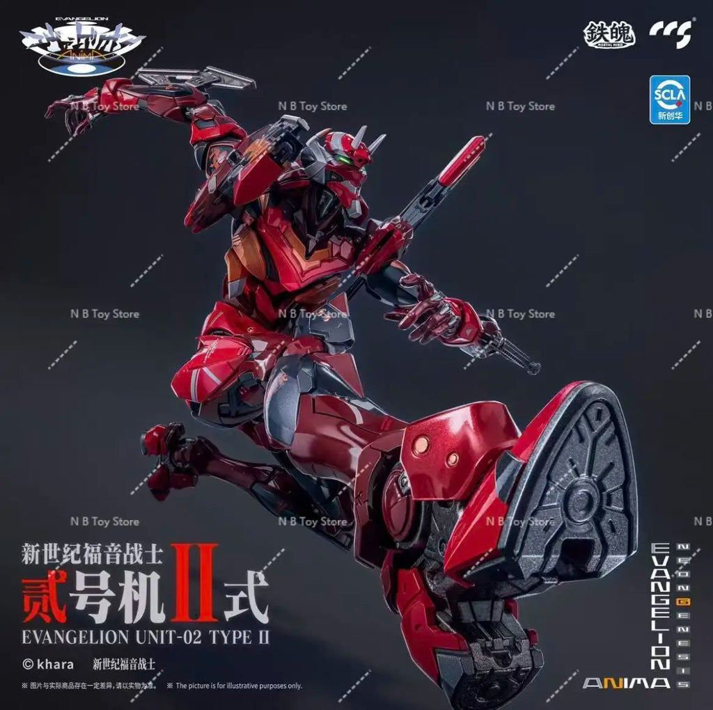 Spot CCS TOYS Neon Genesis Evangelion EVA Unit 2 Type 2 Alloy Finished Mobile Phone Model Mobile Phone