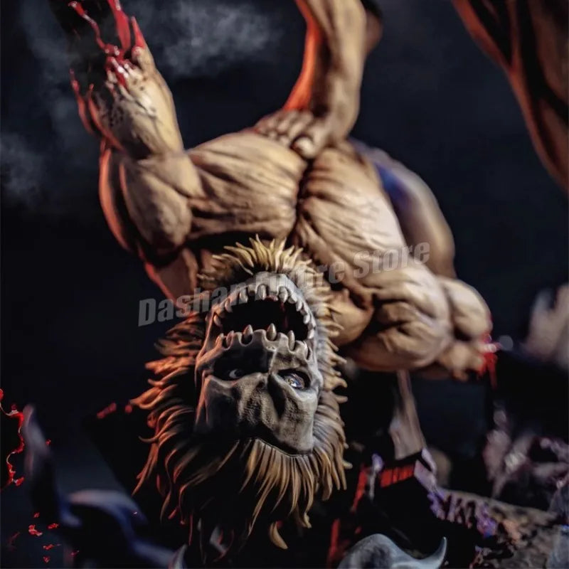 Anime Attack on Titan Actionfigur Eren Jaeger Statue PVC Sammlermodell Shingeki no kyojin Kampfform Eren Figur Spielzeug