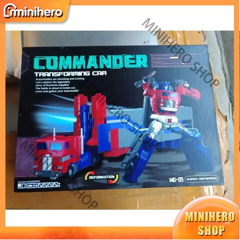 In Stock MG-09 Transforming Super Ginrai KO Prime Truck with Trailer Alloy Action Figure Toy for Boys Collectors Gifts MPG Style