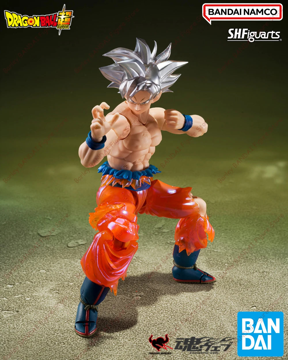 BANDAI TNT Exclusive S.H.Figuarts SON GOKU Ultra ULTRA INSTINCT Breaking Through the Limits! Anime Action Figures Model Gifts