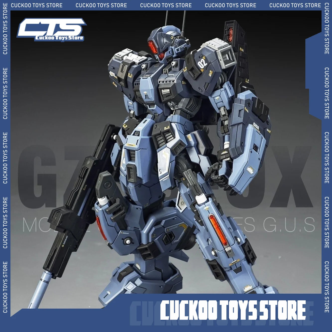 In Stock Zzza Mode Gzss-Ox-Gusi-Gus 1/100 Action Figurine Model Kit Action Figures Robot Figuine Plastic Model Kids Hobby Toys