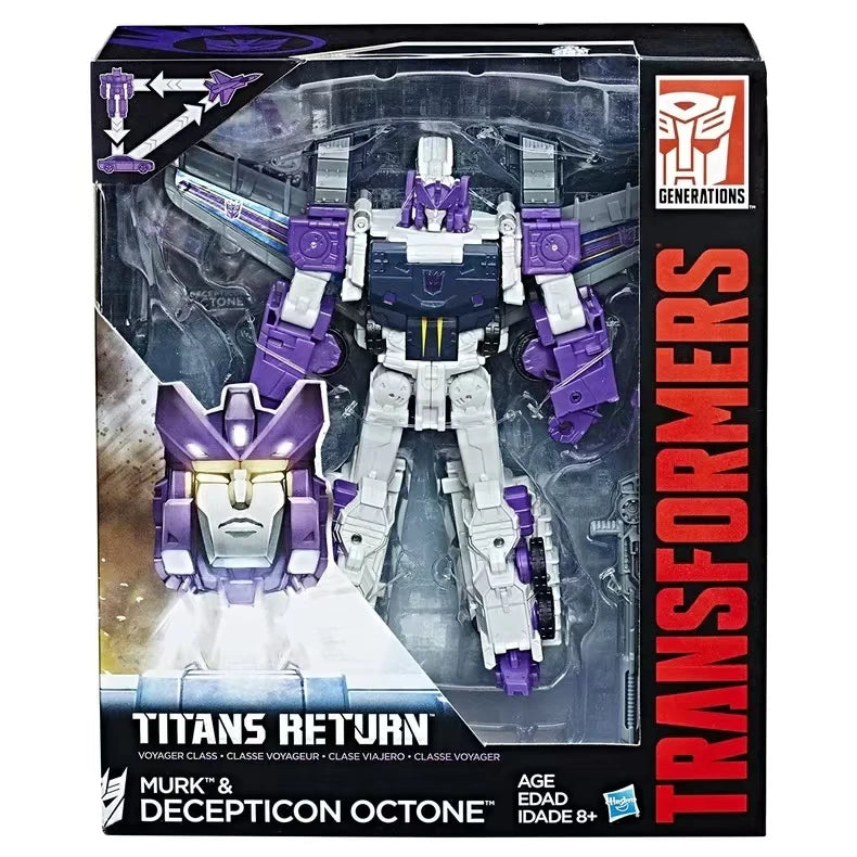 In Stock Original Hasbro Transformers Generations Titans Return Murk Decepticon Octone Articulated Super Action Figure