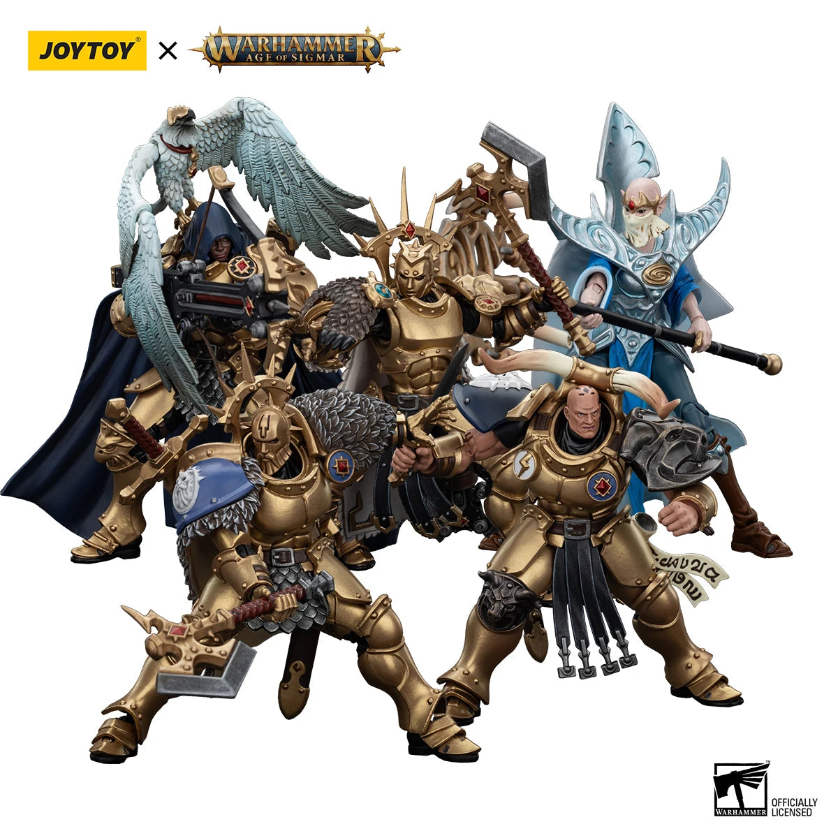 JOYTOY Warhammer 40K 1/18 Action Figure Ultramarines Iron Hands Blood Angels SIGMAR Anime Model Toy