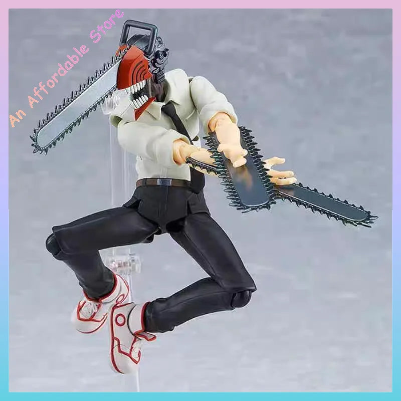 Action Figure Figma 586 Chainsaw Man Anime Figures Denji Action Figure Pochita Toys For Boys Gifts Collection Display