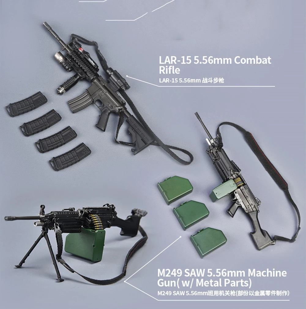 1/6 SoldierStory SS107 Special Operations Forces Army M249 Soldier Full Set Figures Collection Action Doll For Fans