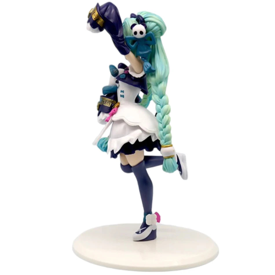 18 см Аниме Хацуне Мику X Cinnamoroll Фигура панда серия Сладка статуя PVC Модел Кукла Играчка Детски Рожден Ден Коледен Подарък