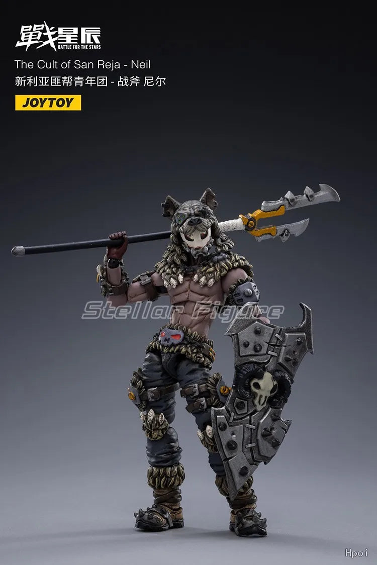 【SF】JOYTOY 1/18 Action Figure The Cult of San Reja -Jack Neil Ailie Model Toys Gifts Collection Ornaments