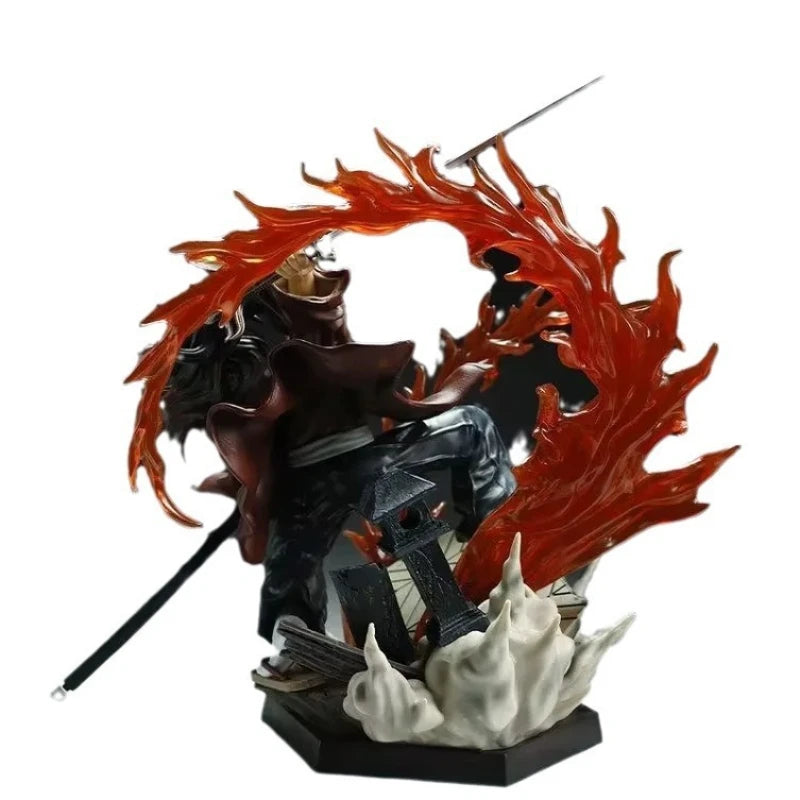 30cm Demo Slaye Anime Figure Tsugikuni Yoriichi Peripheral Model Scene Statue Desktop Decorate Ornaments Birthday Gifts Toys
