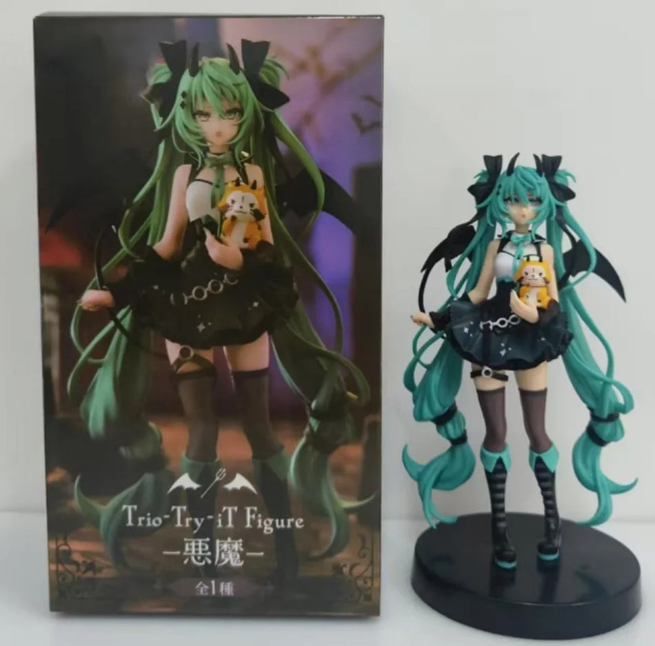 FuRyu Trio-Try-iT Hatsune Miku Rascal The Raccoon Demon Style PVC Anime Action Figures Model Collection Toys