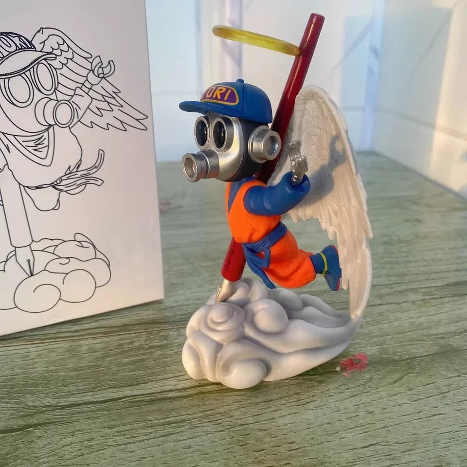 Dragon Ball Goodbye Angel Akira Toriyama Gedenk-GK-Anime-Figur Resonanzstatue Benutzerdefiniertes Desktop-Dekor-Spielzeug Überraschungsgeschenk