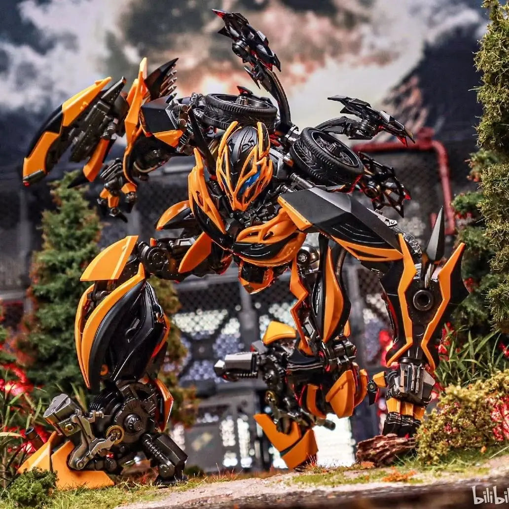 In Stock Transformation 4 Cm-006 Bumblebee Dlx Movie High Quality Model Robot Action Figure Kit Comic Mecha Collect Hobby Gifts