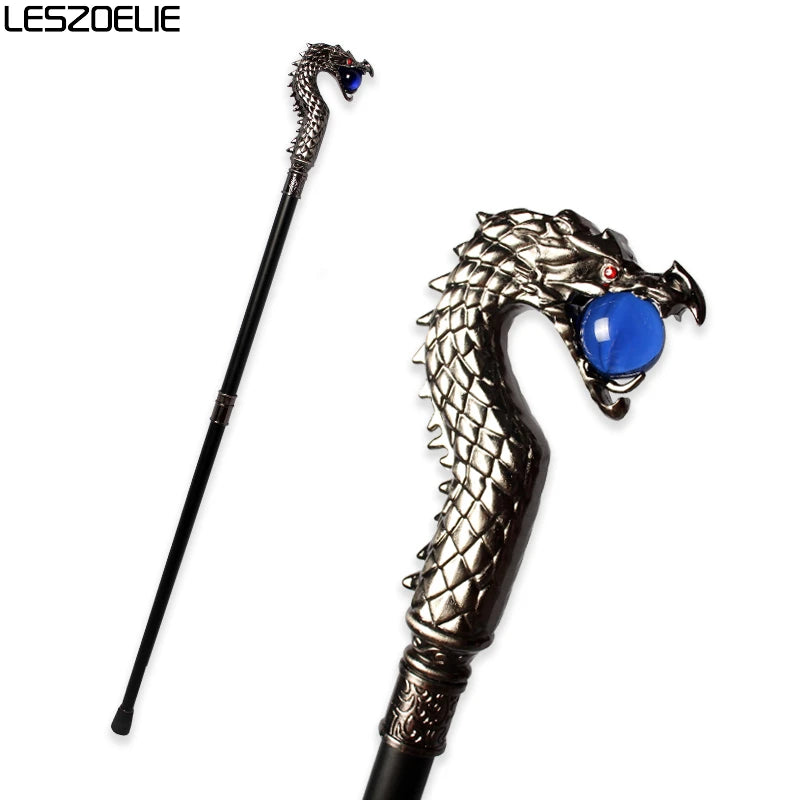 10 Colors Dragon-Head Fashion Walking Cane Men And Women Walking Stick Luxury Decorative Party Cane Vintage Walking Stick