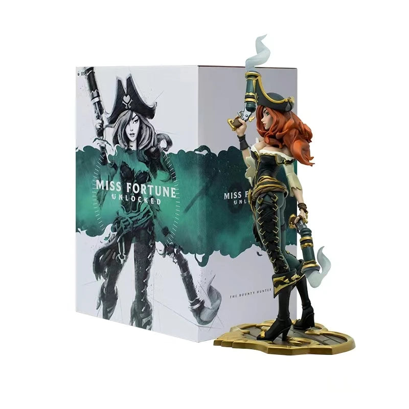 League Of Legends Lol Female Gun Miss Fortune Hand-Made Statue Medium-Sized Sculpture Collection Game Hand-Made Model Toy Gift